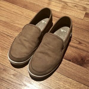 sanuk women's pair o dice leather loafer flat